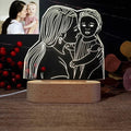 Personalized 3D Photo Acrylic LED Lamp