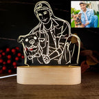 Personalized 3D Photo Acrylic LED Lamp