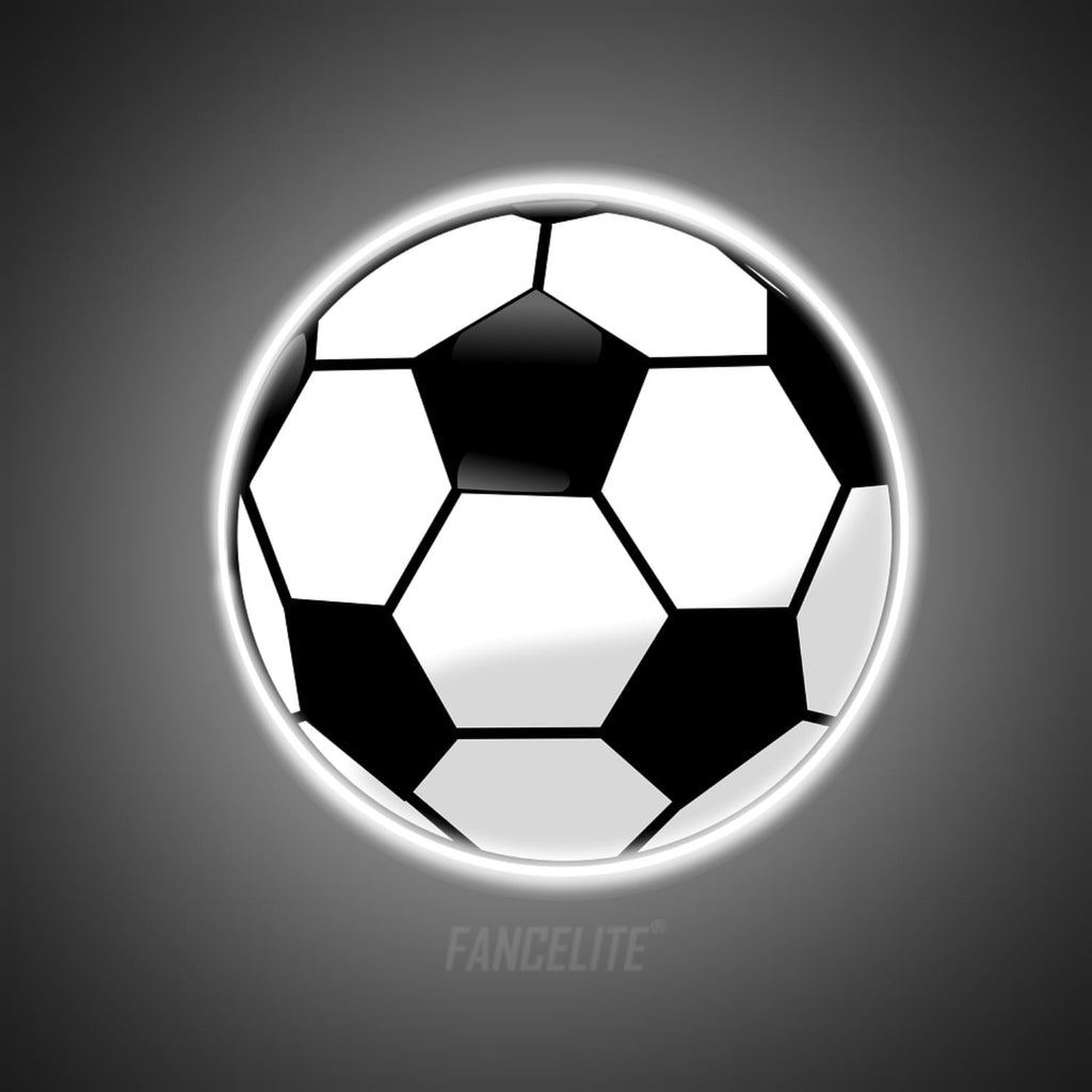 Soccer Ball UV Printed Neon Sign