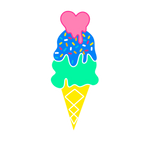 Ice Cream - Chill Treats UV Printed Neon Sign