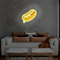 Sizzling Hot Dog UV Printed Neon Sign
