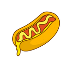Sizzling Hot Dog UV Printed Neon Sign