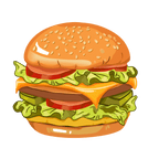 Burger Bliss UV Printed Neon Sign