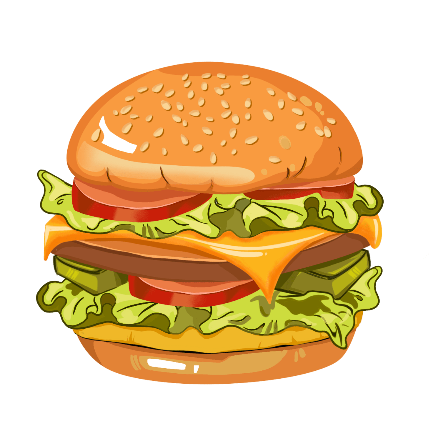 Burger Bliss UV Printed Neon Sign