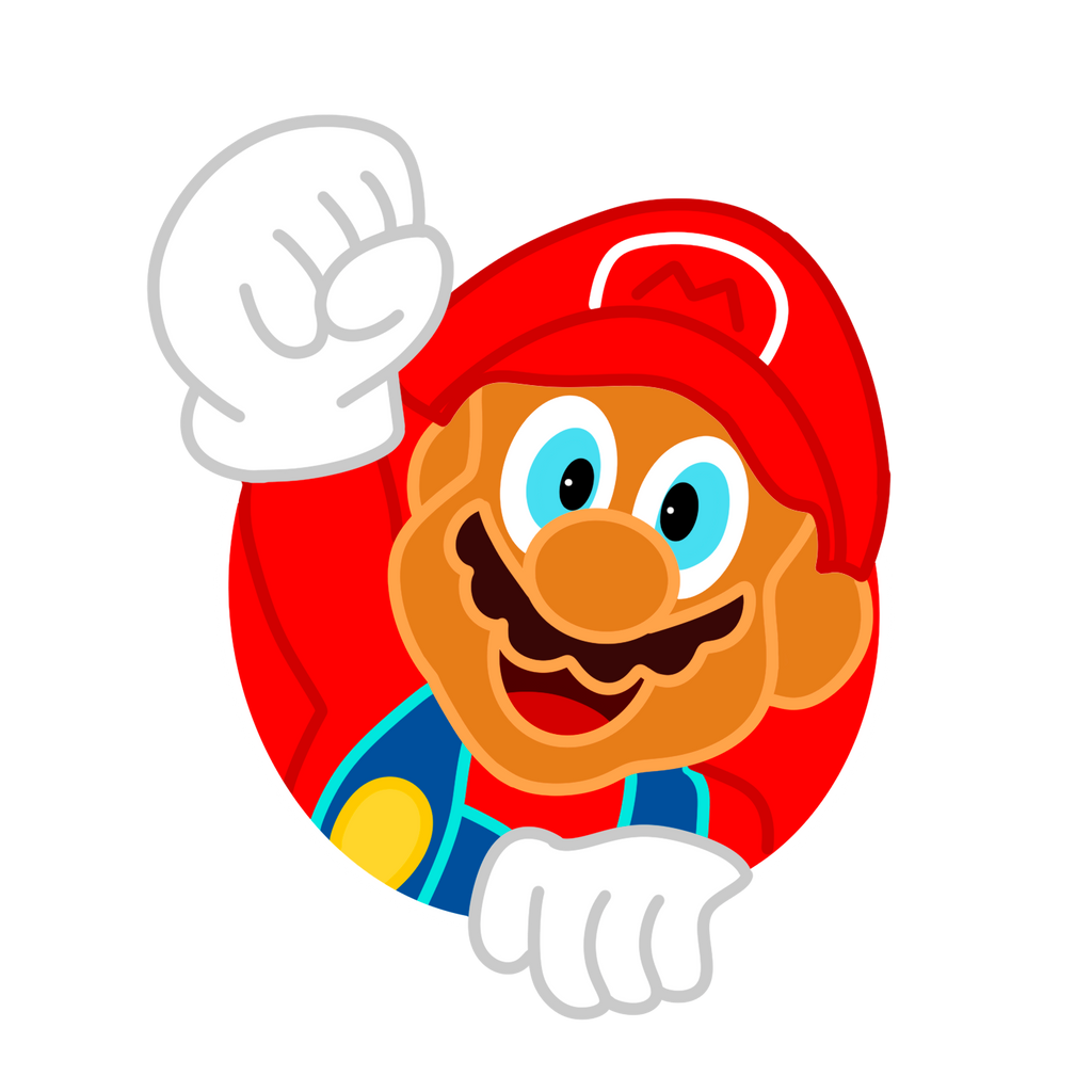 Mario UV Printed Neon Sign