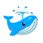 Blue Whale Theme UV Printed Neon Sign