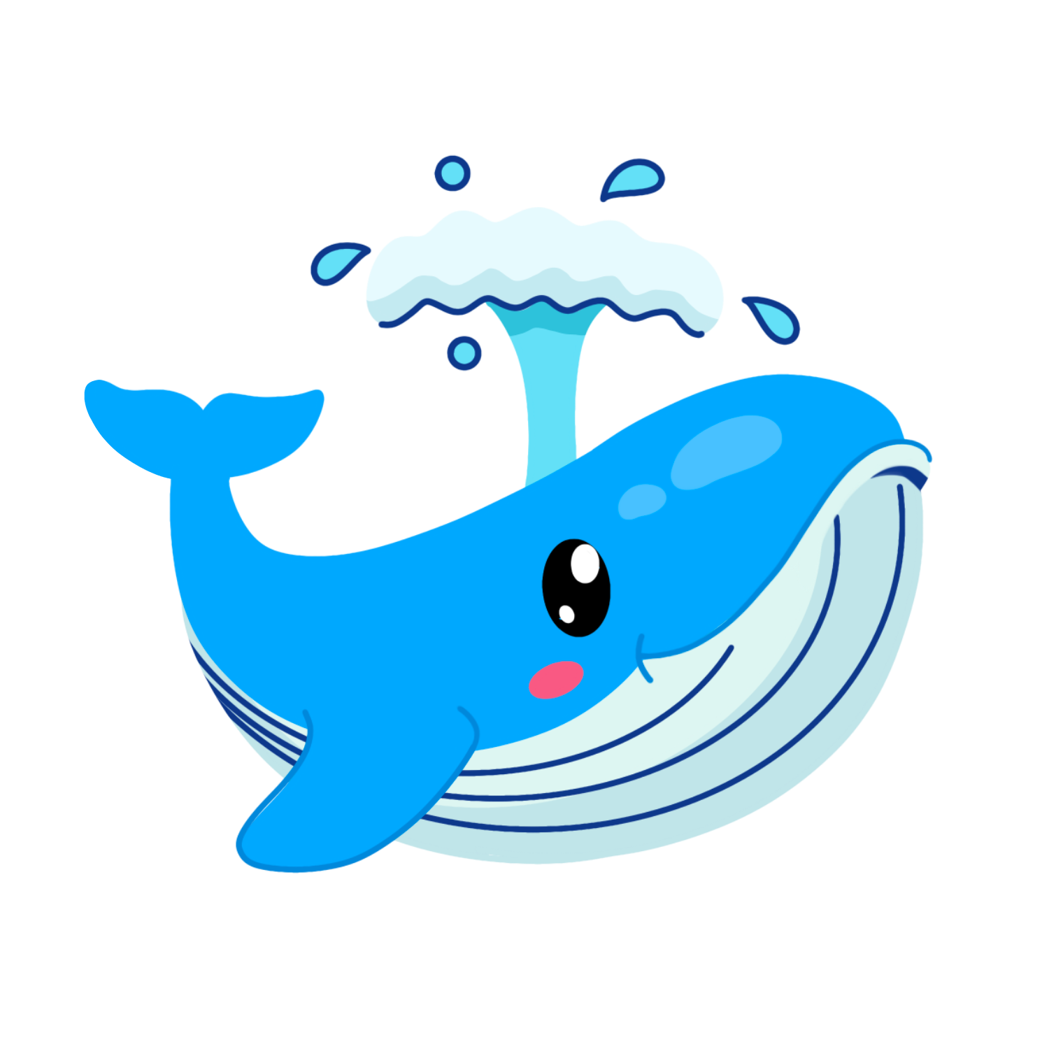 Blue Whale Theme UV Printed Neon Sign