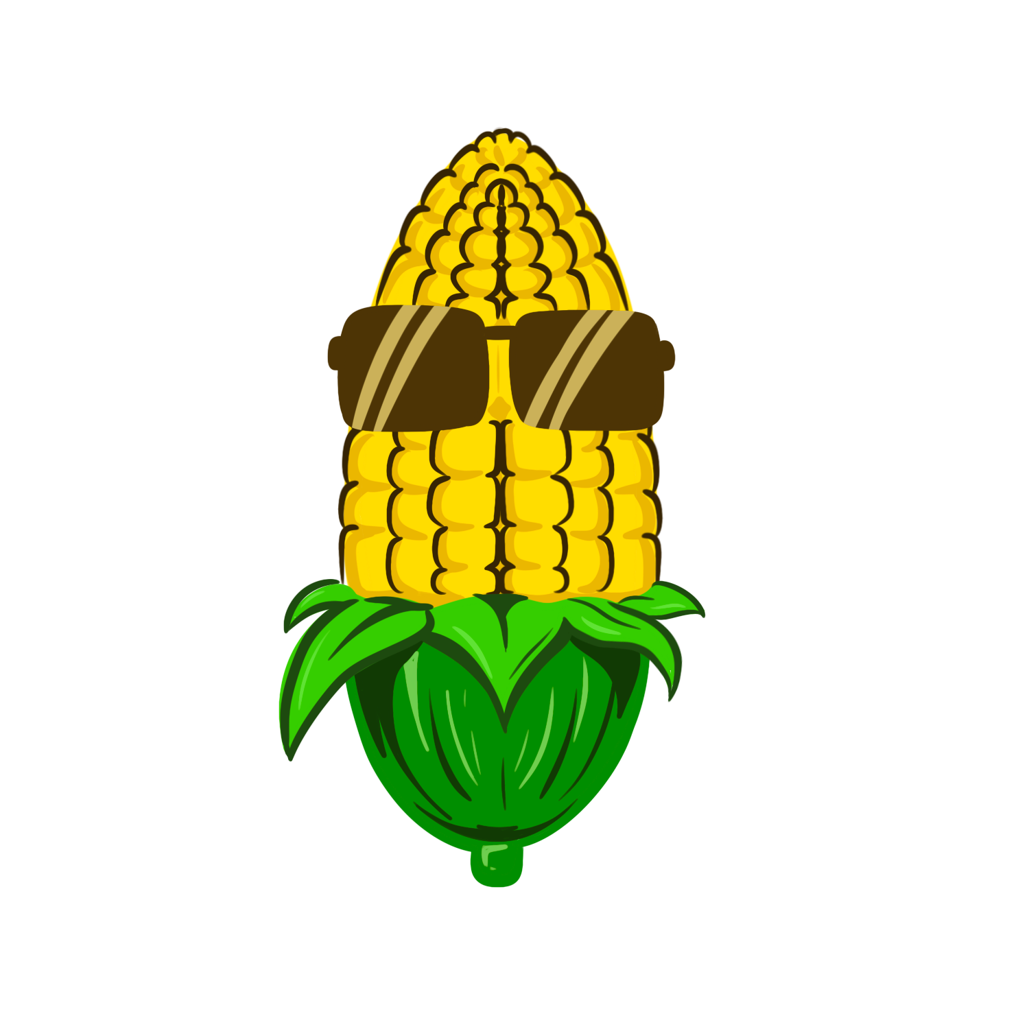 Corn Swag UV Printed Neon Sign