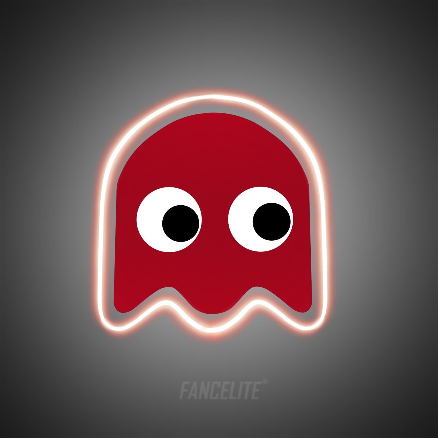 Pacman UV Printed Neon Sign