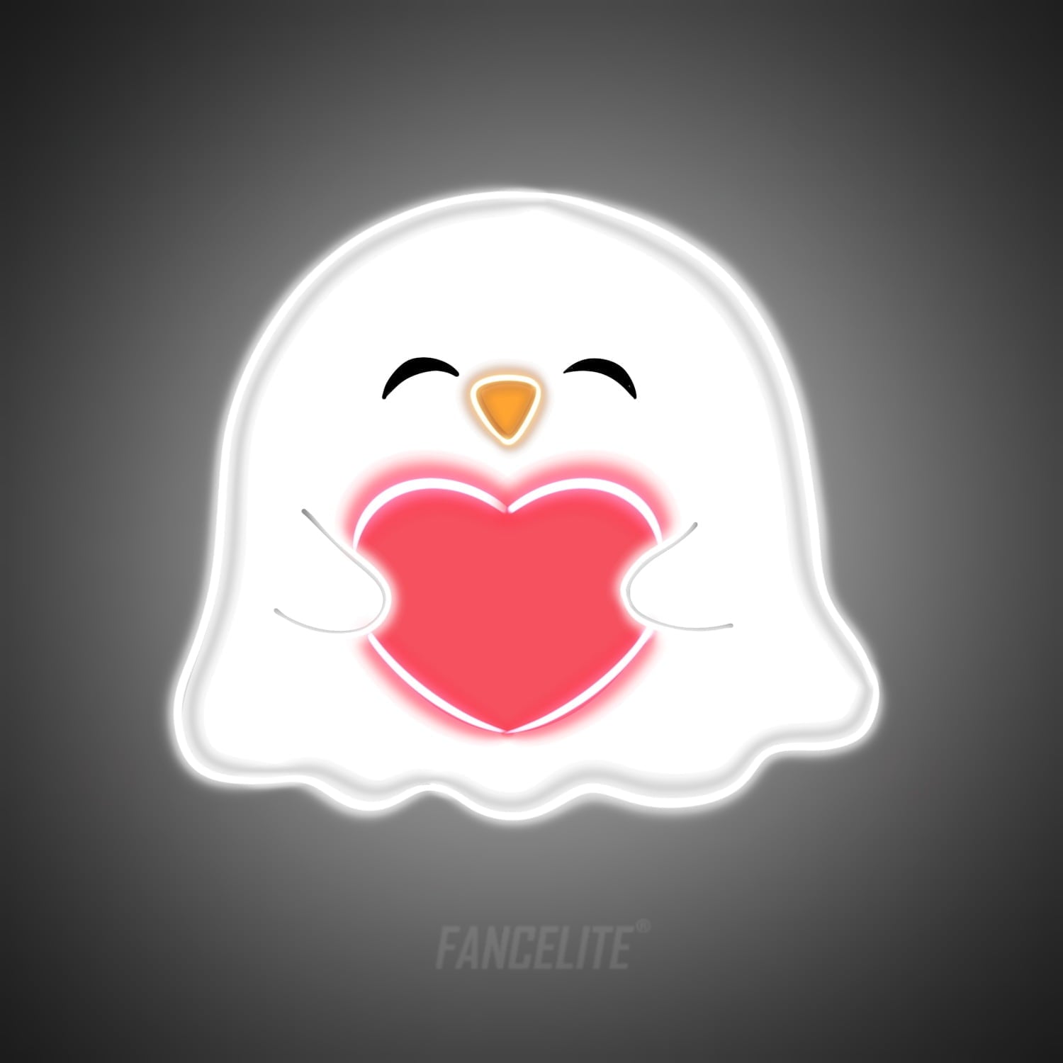 Vampire Love UV Printed Neon Sign