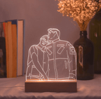 Personalized 3D Photo Acrylic LED Lamp