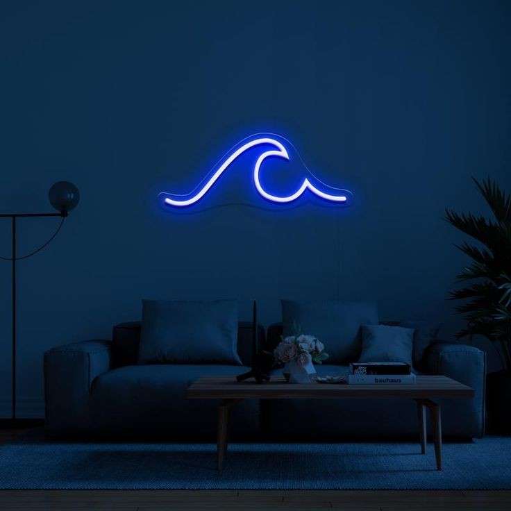 Wave Neon LED Sign