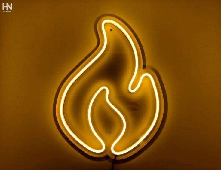 Flame Neon LED Sign