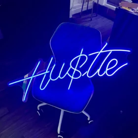 Hustle Neon Light Sign