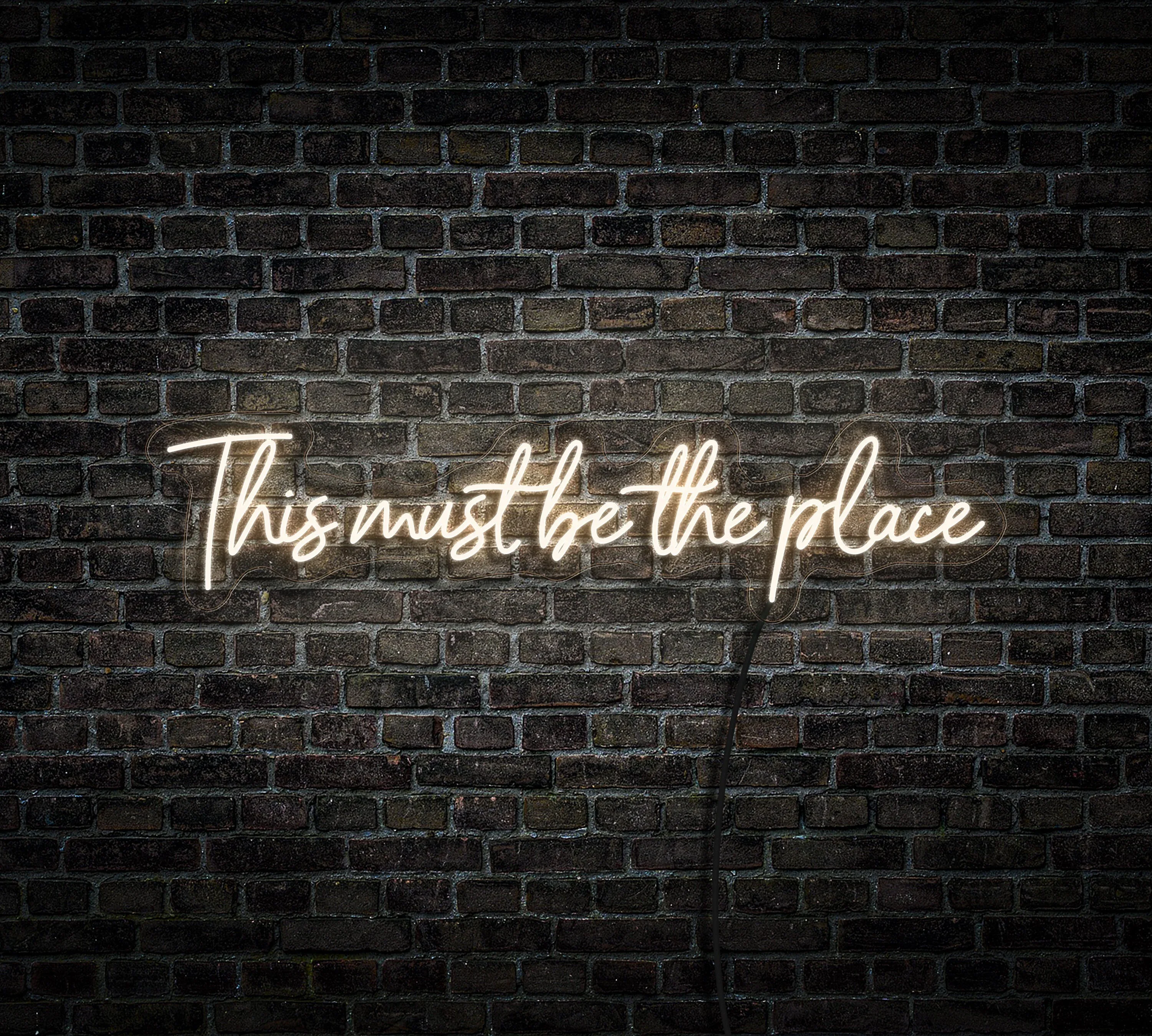 This Must Be The Place Neon LED Sign