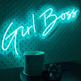 #Girlboss Neon Light Sign