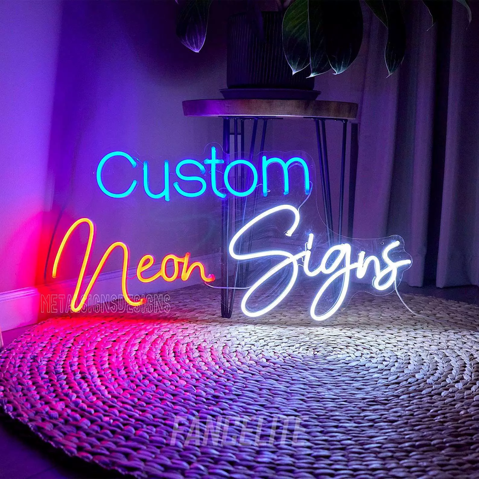 Custom Neon Sign Wall LED Light Glow Board India