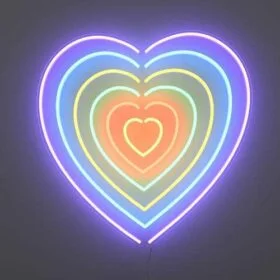 Unlimited Hearts Neon LED sign