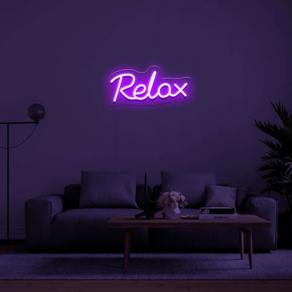 RELAX Neon LED Sign - Fancelite India