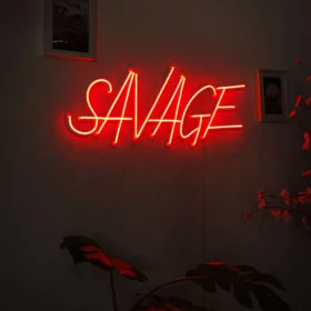 Savage Neon LED Sign