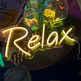 Relax Neon LED Sign