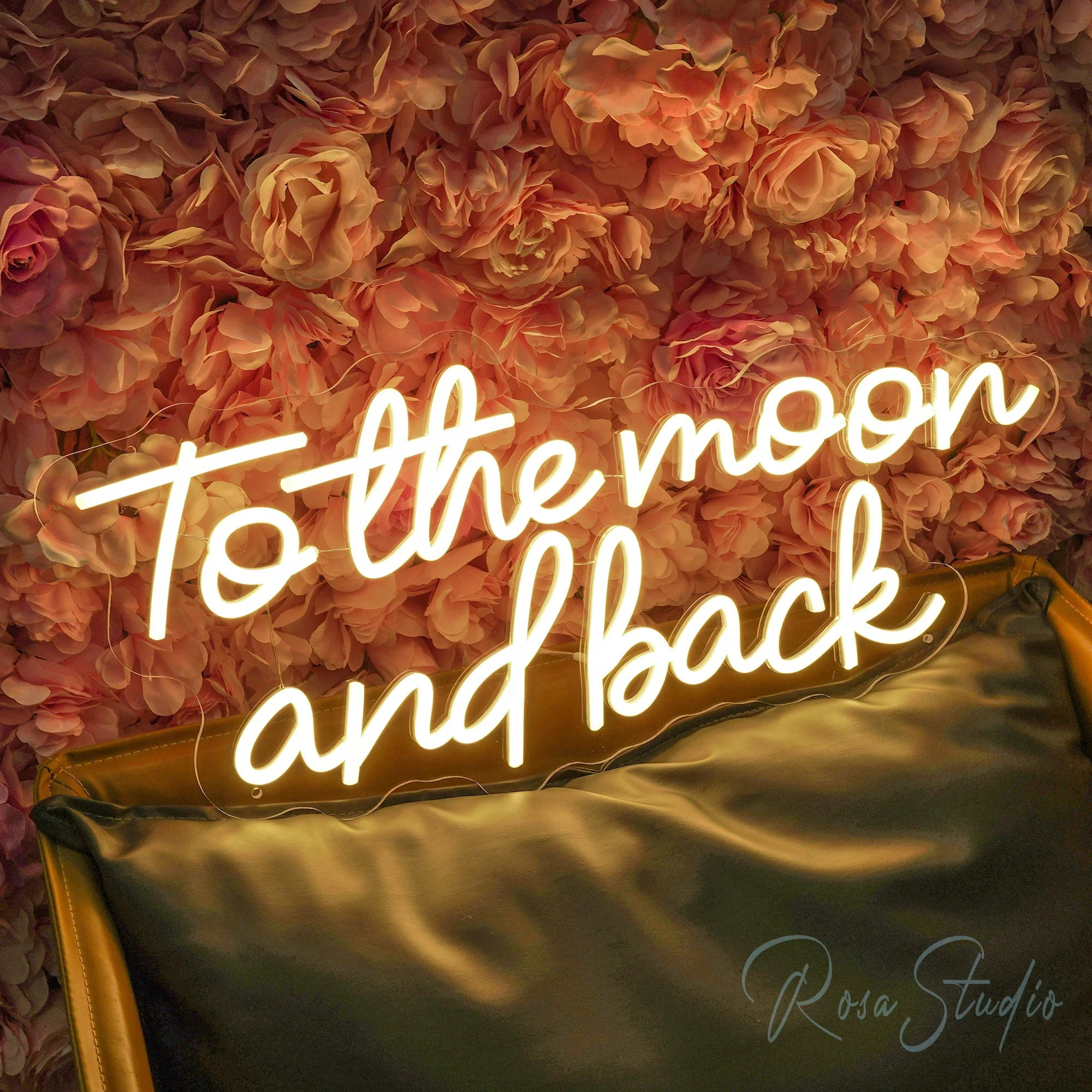 To The Moon And Back Neon LED Sign