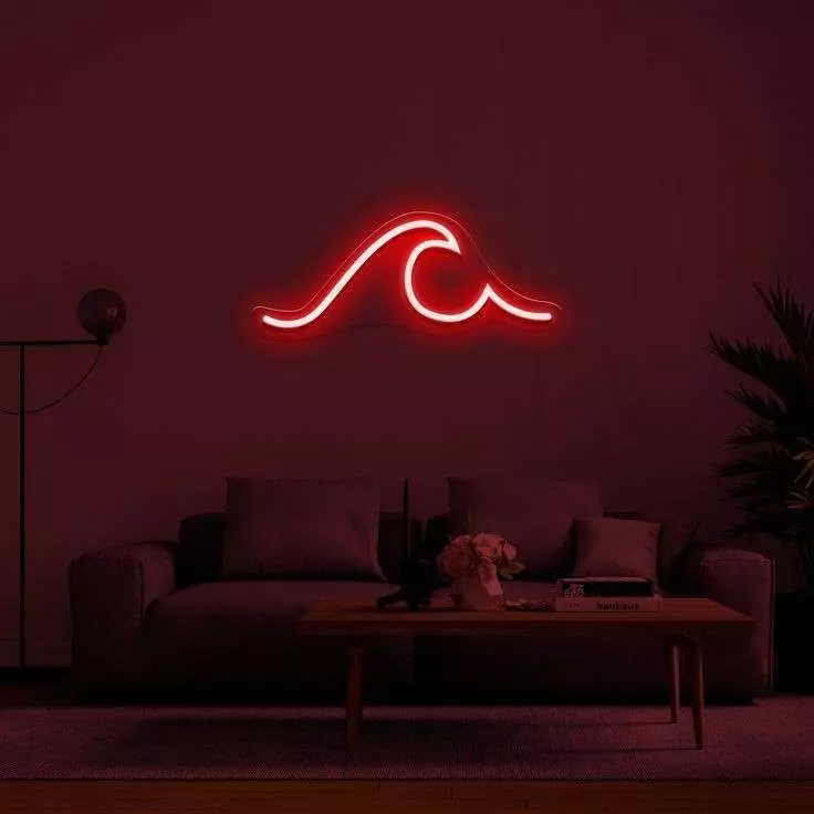 Wave Neon LED Sign - Image 6