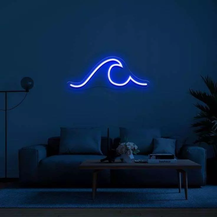 Wave Neon LED Sign - Image 2