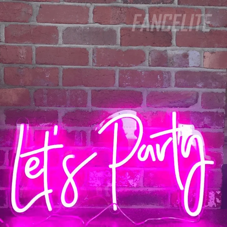 Let's Party Neon Light Sign - Image 6