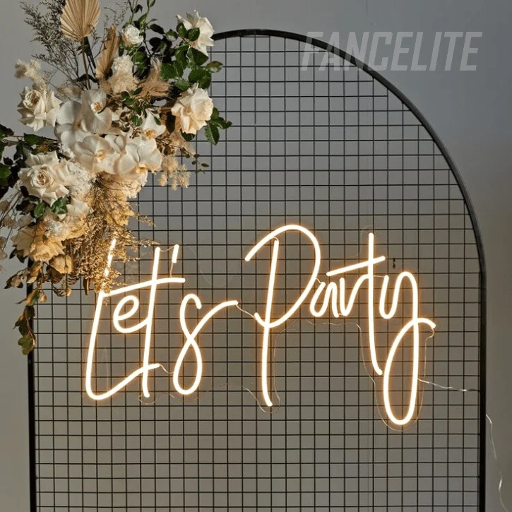 Let's Party Neon Light Sign