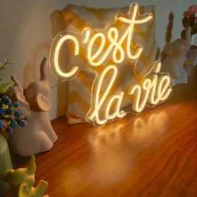 C'est La Vie Neon LED Sign
