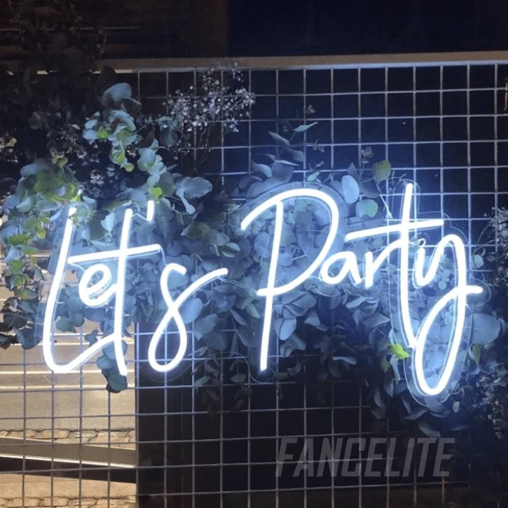 Let's Party Neon Light Sign - Image 5
