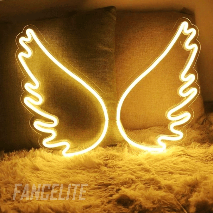 Neon Angel Wings Sign Custom LED Neon Signs Manufacturers