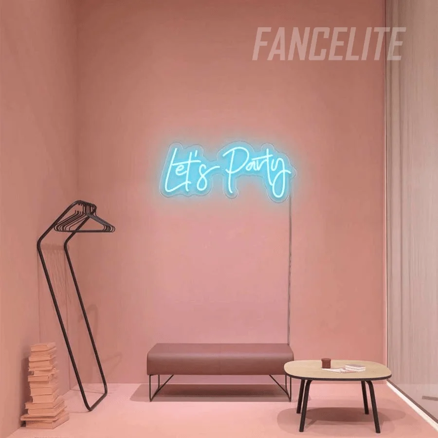 Let's Party Neon Light Sign - Image 4