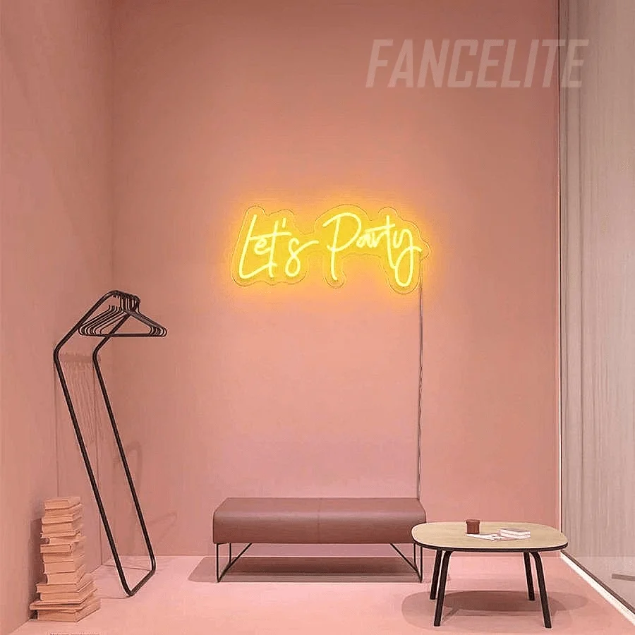 Let's Party Neon Light Sign - Image 2
