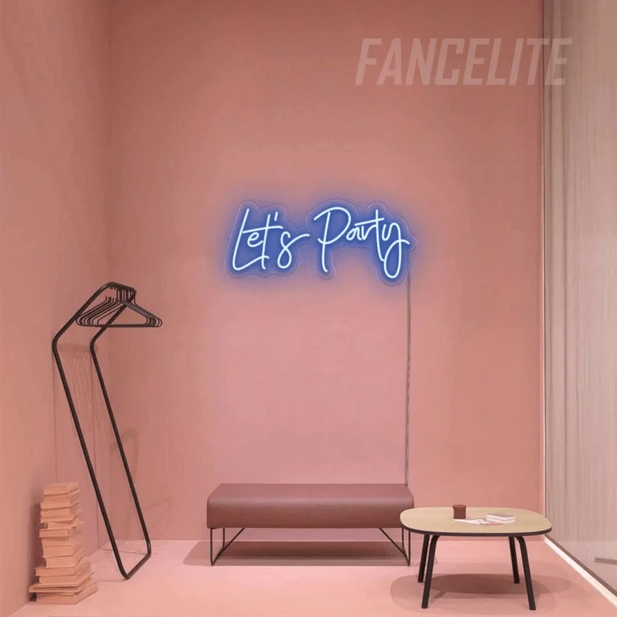 Let's Party Neon Light Sign - Image 8
