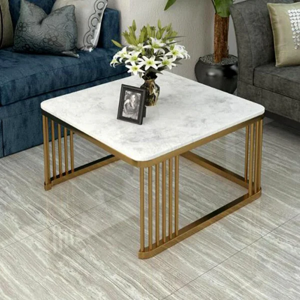 Premium Square Tethered Metallic Table Duo – Modern Luxury Redefined - Image 3