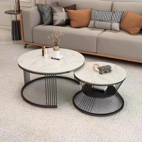 Modern Multipurpose Coffee Table with Sleek Black Finish - Image 2