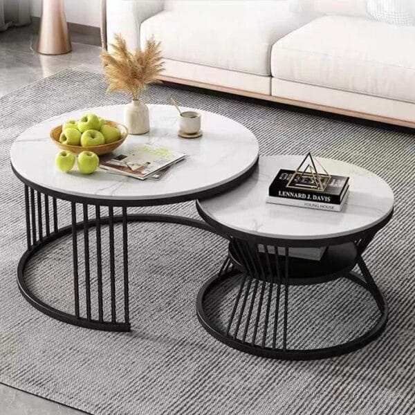 Modern Multipurpose Coffee Table with Sleek Black Finish