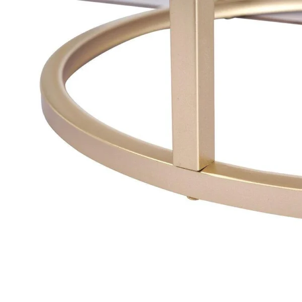 Classic Tethered Metallic Coffee Table Duo – Set of 2 - Image 4