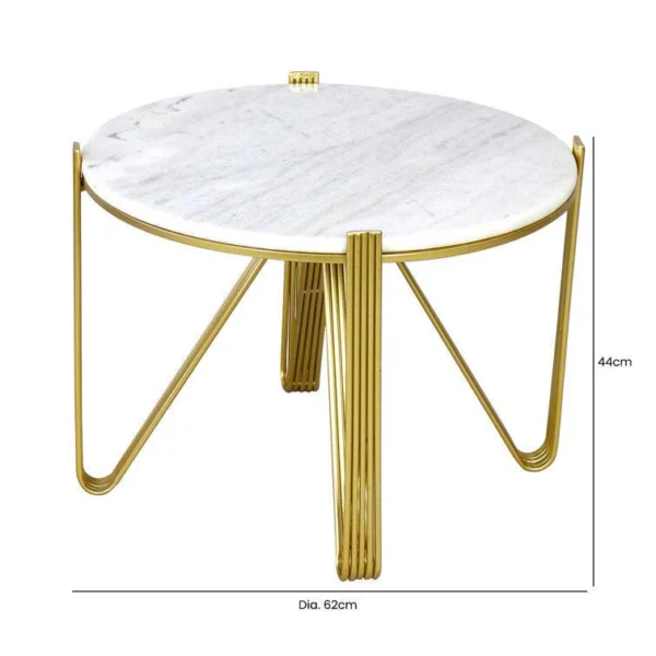 Contemporary Stainless Steel Coffee Table – Sleek & Modern - Image 3