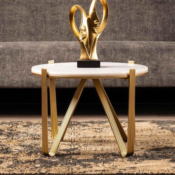 Contemporary Stainless Steel Coffee Table – Sleek & Modern