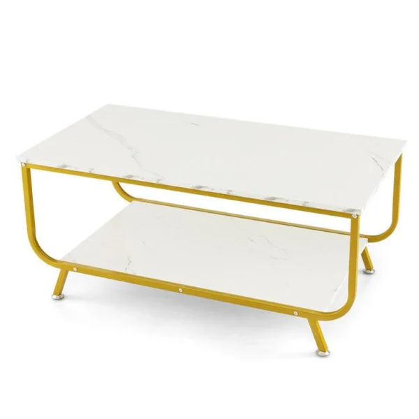 Wanstead 4-Leg Coffee Table with Smart Storage - Image 5