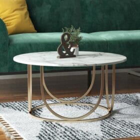 Contemporary Net Design Coffee Table with Modern Elegance