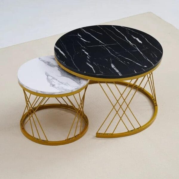Modern Minimalist Nesting Coffee Tables – Stylish Set for Contemporary Living - Image 6