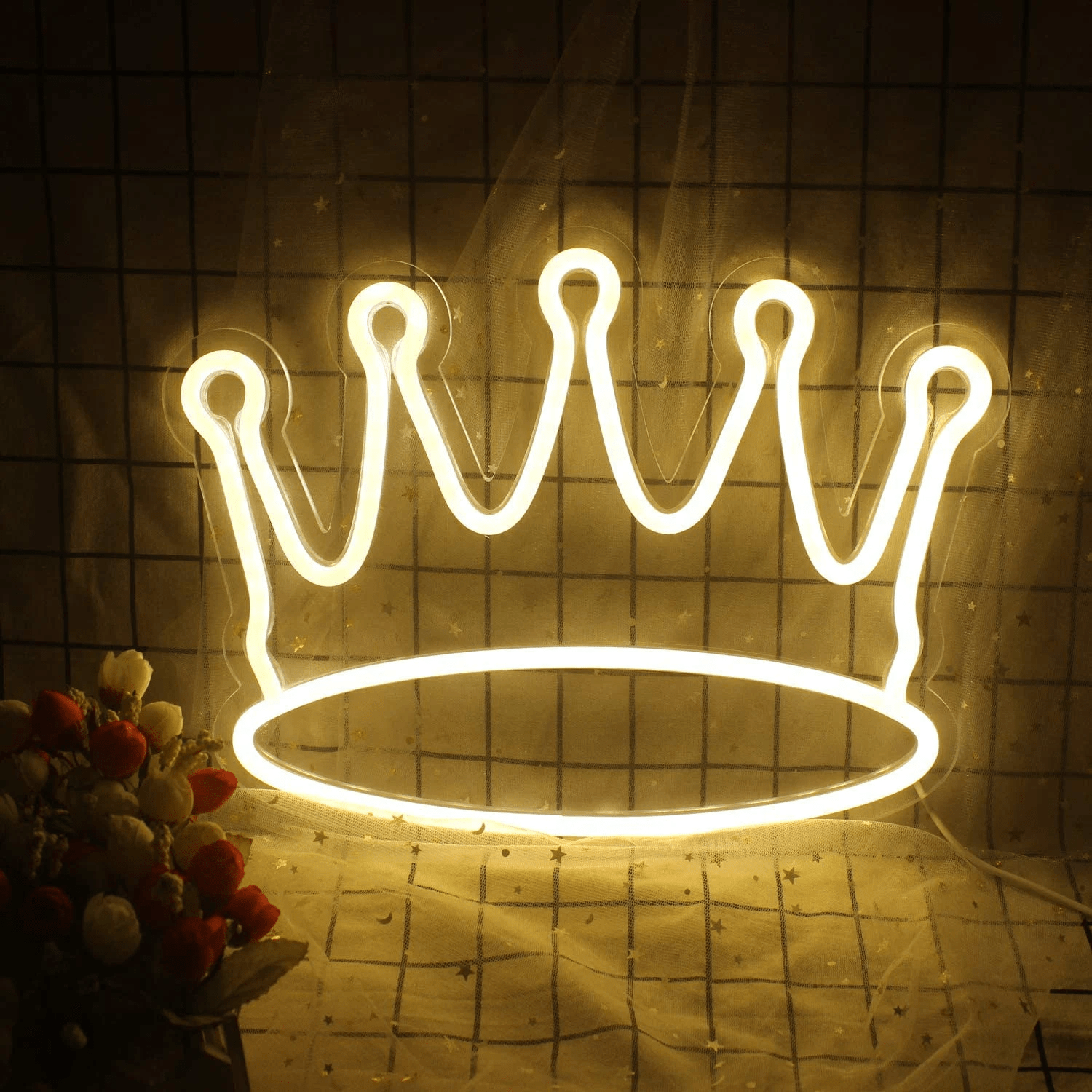 crown light up sign