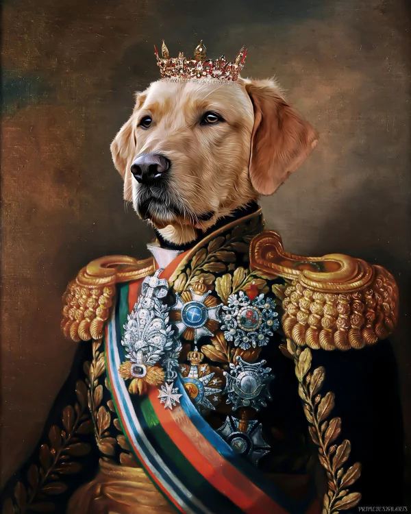royal pet painting canvas scaled