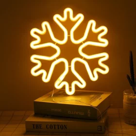Snowflake Neon Sign