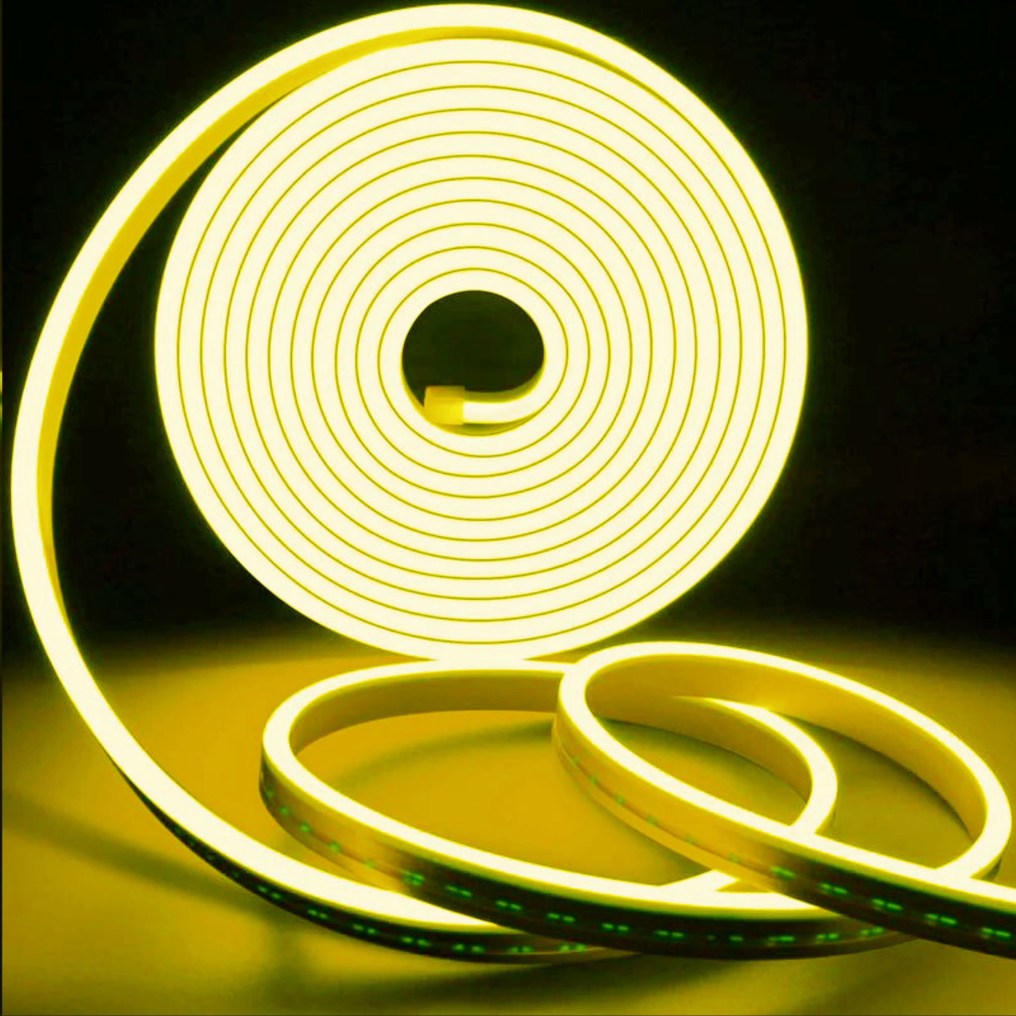 Yellow Neon Flex LED Strip Lights - Fancelite