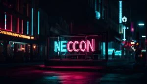 Are Neon lights made of Neon
